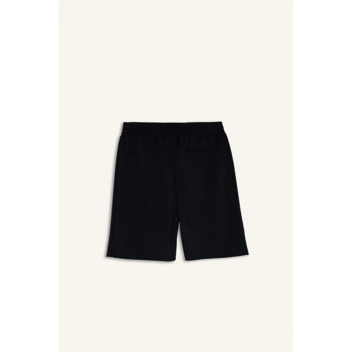 Defacto F8393AXBK27 Siyah Standart Fit Modal Sporcu Kısa Paça Şort