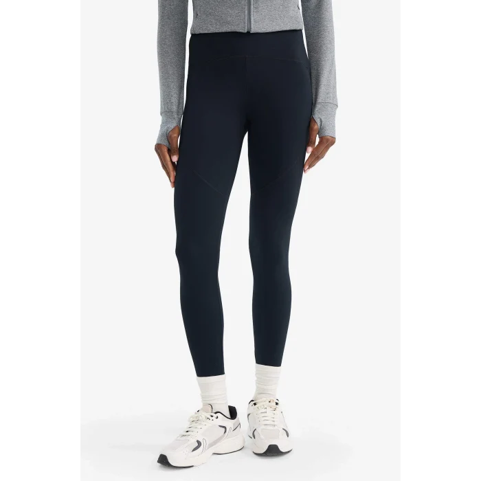 Defacto Z0817AZBK81 Siyah Siyah Toparlayıcı Yüksek Bel Şekillendirici Esnek Sporcu Tayt