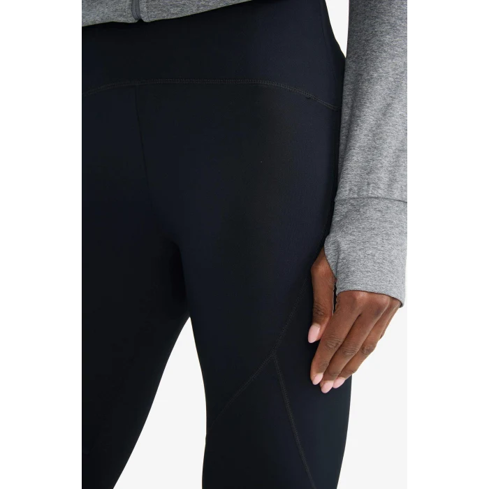 Defacto Z0817AZBK81 Siyah Siyah Toparlayıcı Yüksek Bel Şekillendirici Esnek Sporcu Tayt