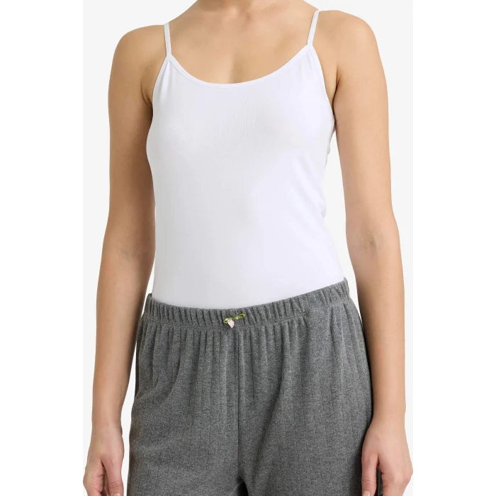 Defacto M6858AZWT34 Beyaz Regular Fit Pamuklu Atlet