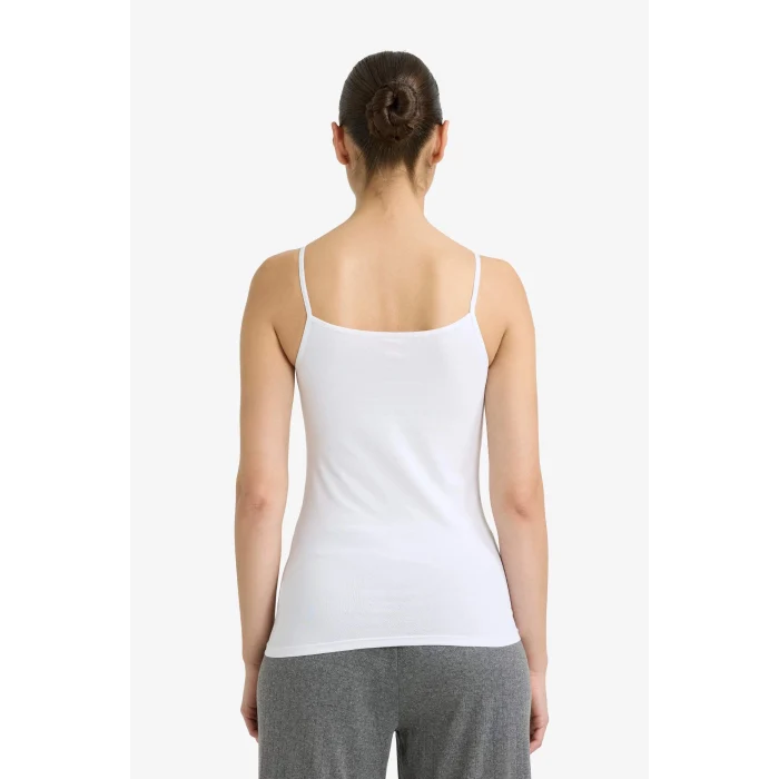 Defacto M6858AZWT34 Beyaz Regular Fit Pamuklu Atlet