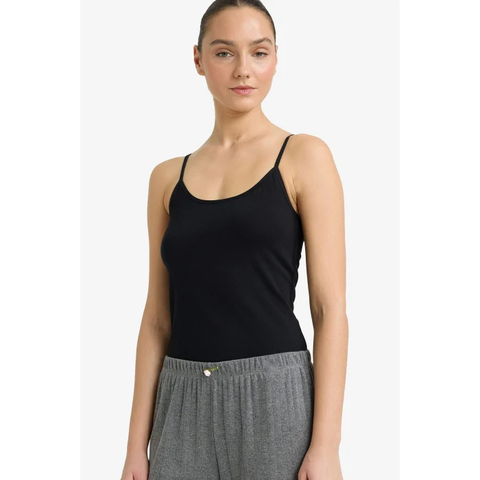 Defacto M6858AZBK81 Siyah Regular Fit Pamuklu Atlet