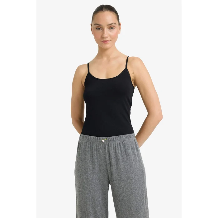 Defacto M6858AZBK81 Siyah Regular Fit Pamuklu Atlet