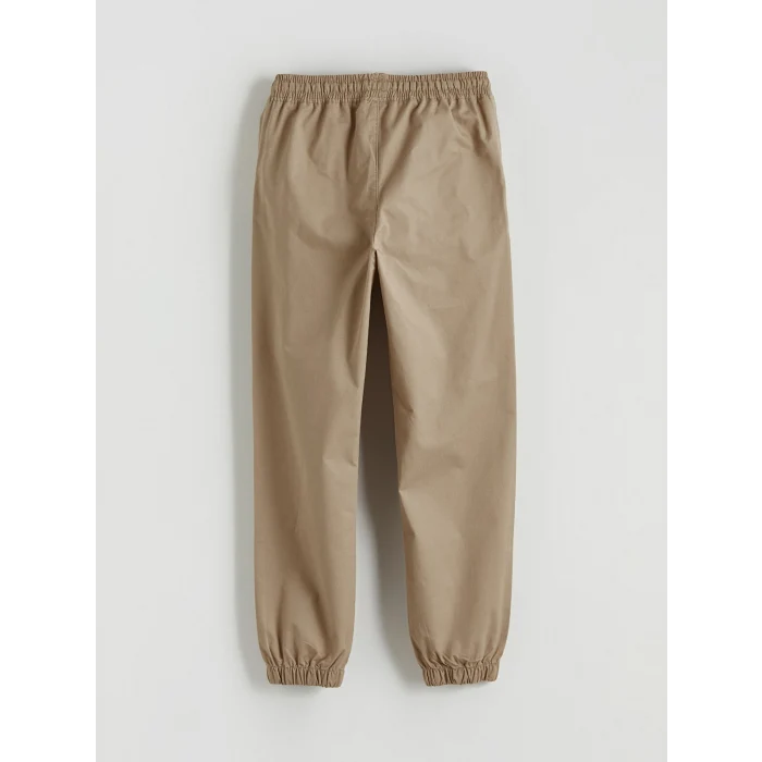 LCW Kids Bej Beli Lastikli Erkek Çocuk Jogger Pantolon