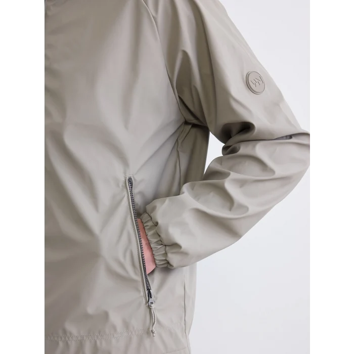 XSIDE Haki Standart Kalıp Kapüşonlu Erkek Yağmurluk