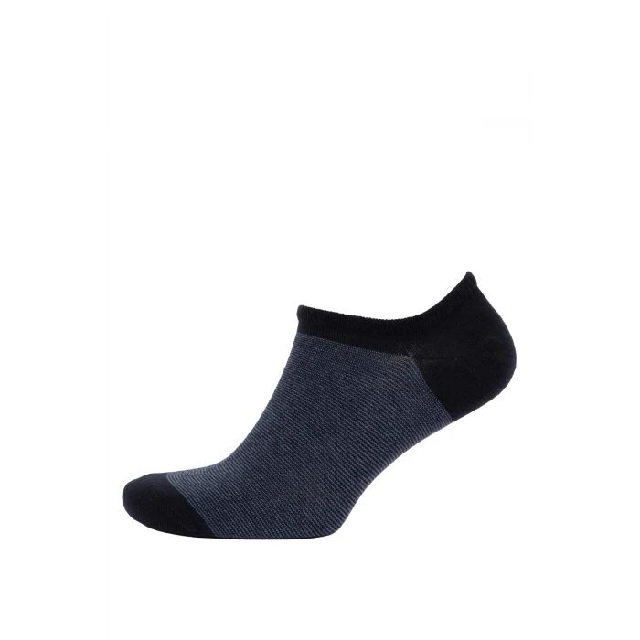 Defacto C6805AXNV2 Lacivert Erkek Görünmez 7li Pamuklu Sneaker Çorap