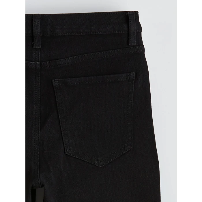 LCW Jeans Siyah Flare Kadın Jean Pantolon