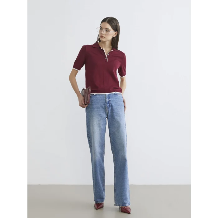 LCW Jeans İndigo Straight Fit Kadın Jean Pantolon