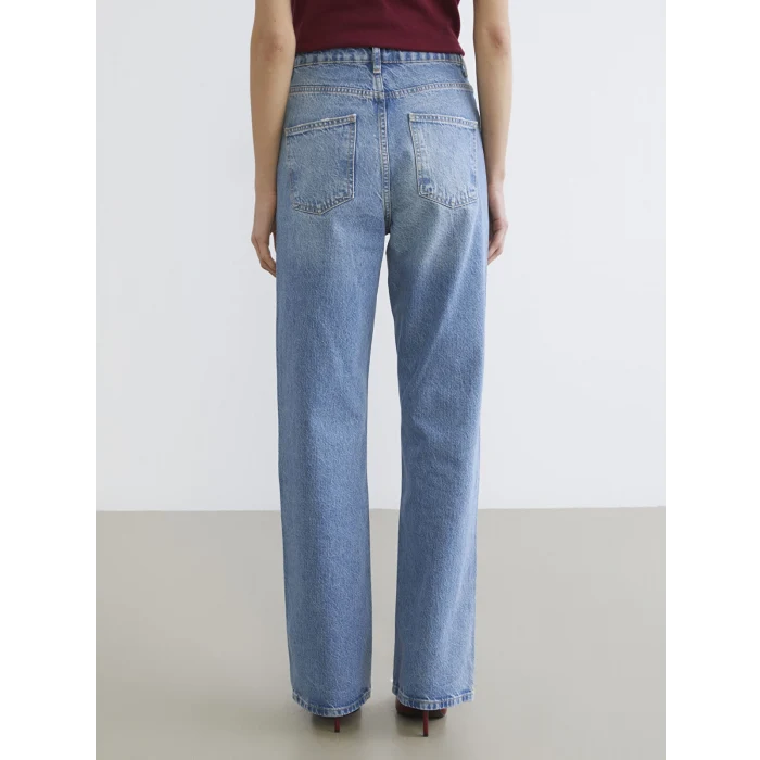 LCW Jeans İndigo Straight Fit Kadın Jean Pantolon