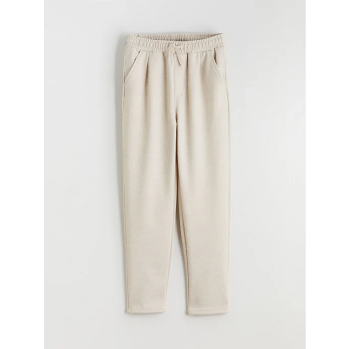 LCW Kids Bej Beli Lastikli Erkek Çocuk Pantolon