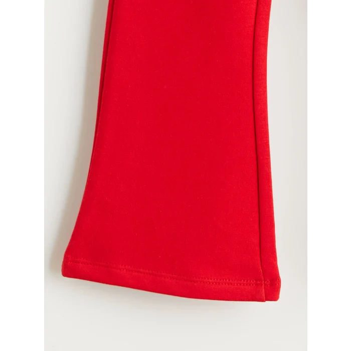 LCW Kids Siyah Beli Lastikli İspanyol Paça Kız Çocuk Tayt 2li