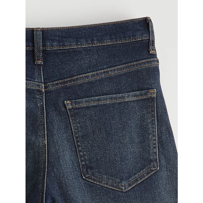LCW Jeans İndigo Boyfriend Kadın Jean Pantolon