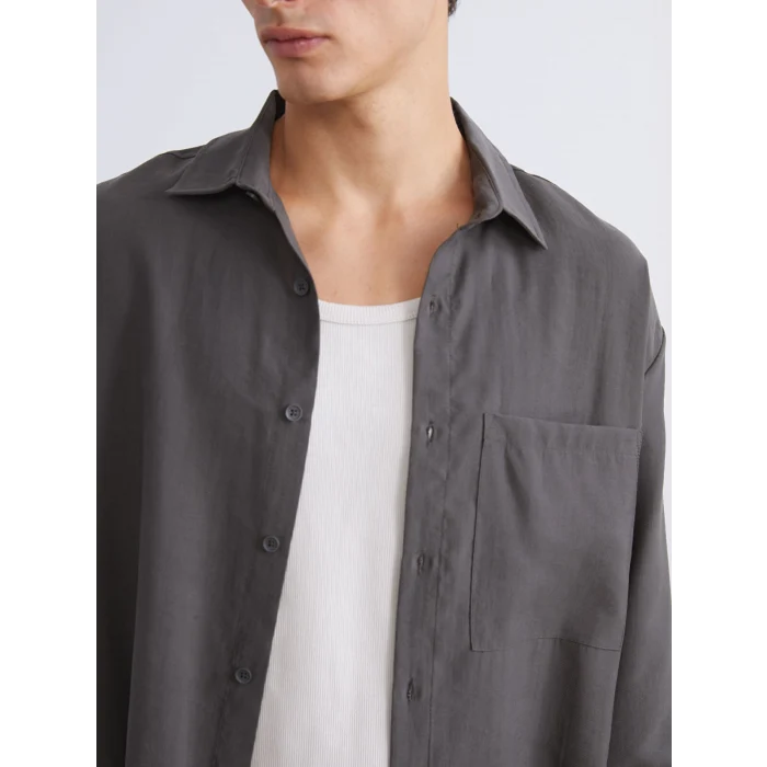 XSIDE Antrasit Regular Fit Uzun Kollu Erkek Gömlek