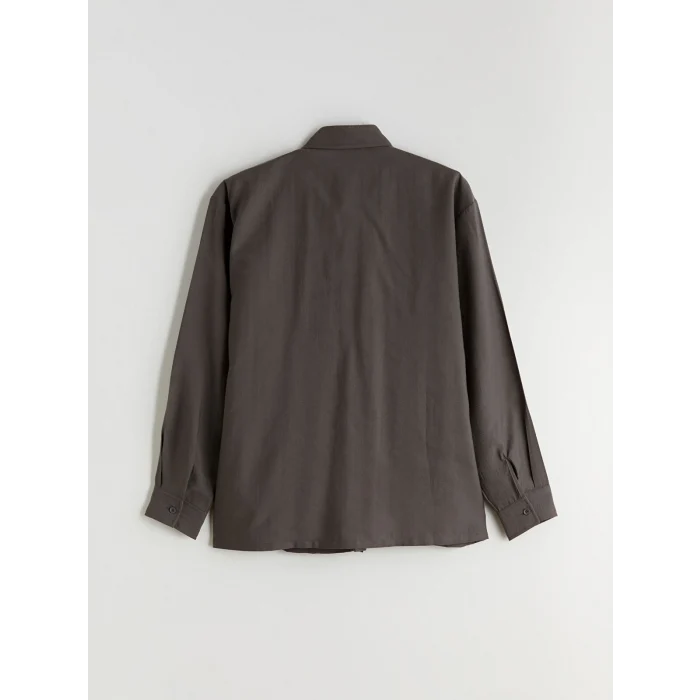 XSIDE Antrasit Regular Fit Uzun Kollu Erkek Gömlek