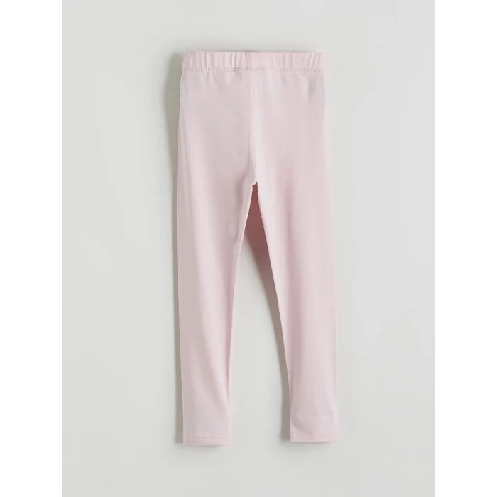 LCW Kids Pembe Beli Lastikli Kız Çocuk Tayt