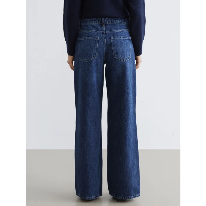 LCW Jeans İndigo Wideleg Kadın Jean Pantolon