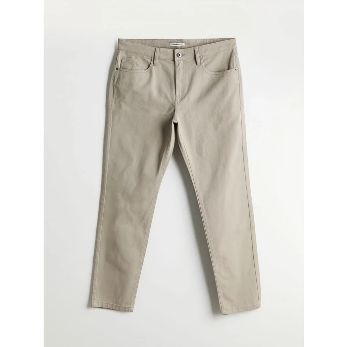 LCWAIKIKI Classic Bej Dar Kalıp Erkek Chino Pantolon