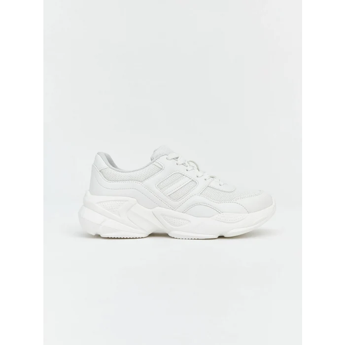 LCW STEPS Beyaz Bağcıklı Kadın Spor Ayakkabı