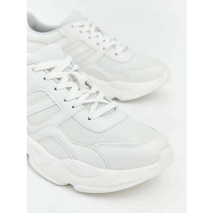 LCW STEPS Beyaz Bağcıklı Kadın Spor Ayakkabı