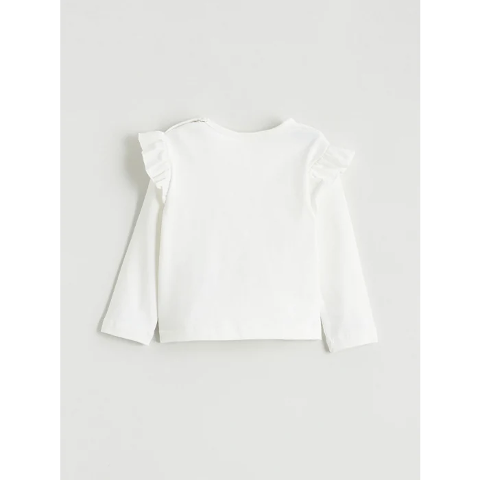 LCW baby Mavi Kız Bebek Jean Elbise ve Bluz 2li