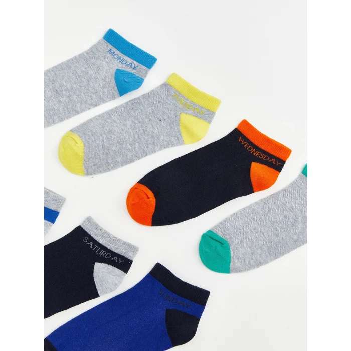 LCW Kids Karışık Erkek Çocuk Patik Çorap 7li