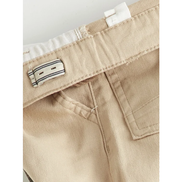 LCW Kids Bej Erkek Çocuk Gabardin Pantolon