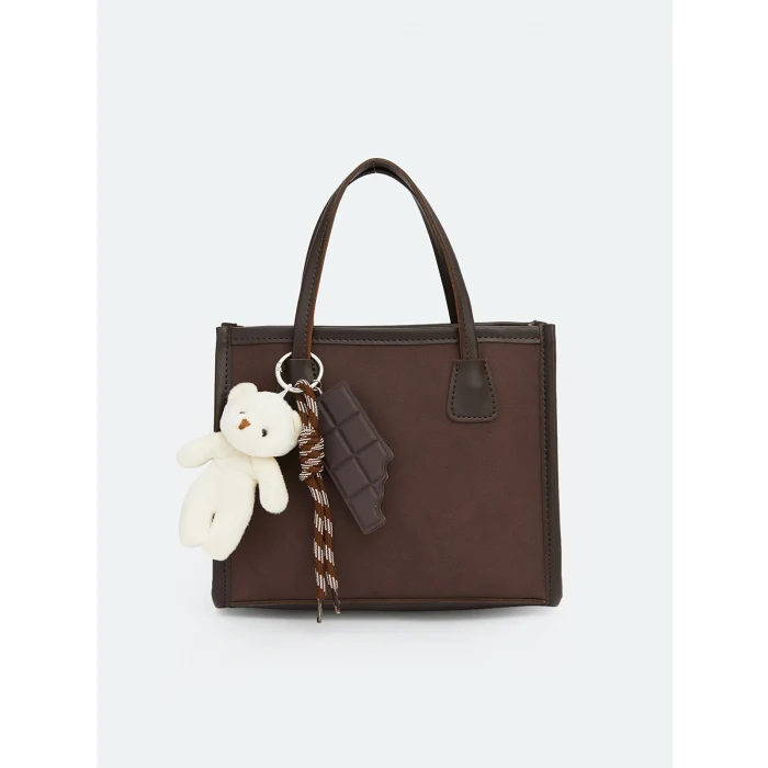 LCW ACCESSORIES Kahverengi Aksesuarlı Kız Çocuk El Çantası