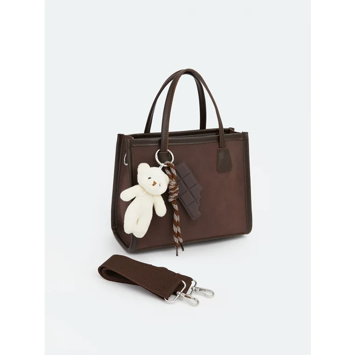 LCW ACCESSORIES Kahverengi Aksesuarlı Kız Çocuk El Çantası