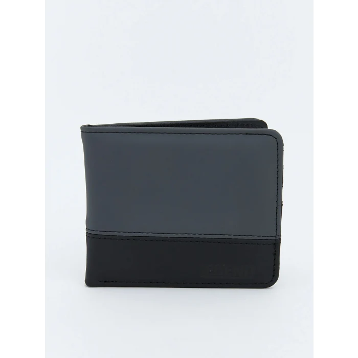 LCW ACCESSORIES Gri Deri Görünümlü Erkek Cüzdan
