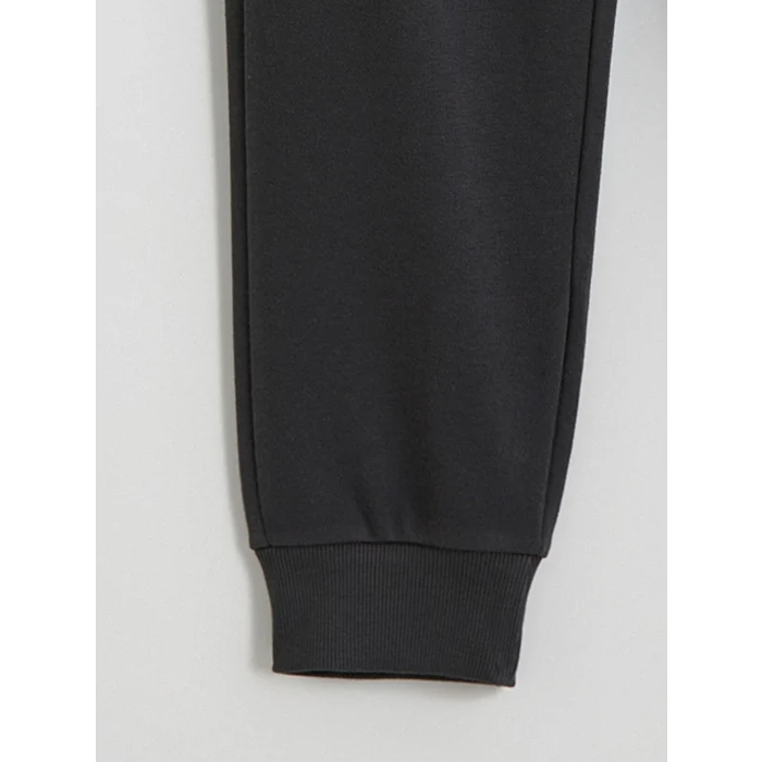 LCW Kids Antrasit Beli Lastikli Erkek Çocuk Jogger Eşofman Altı