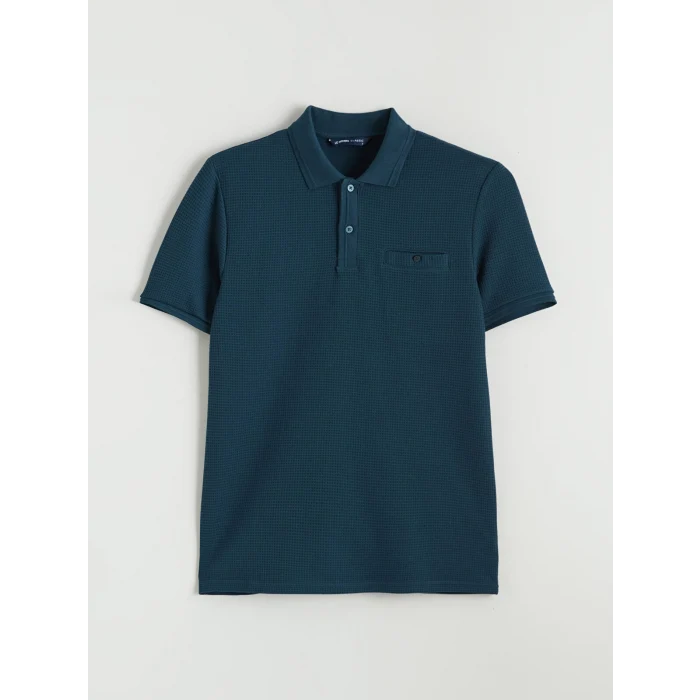 LCWAIKIKI Classic Petrol Polo Yaka Erkek Tişört