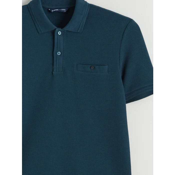 LCWAIKIKI Classic Petrol Polo Yaka Erkek Tişört
