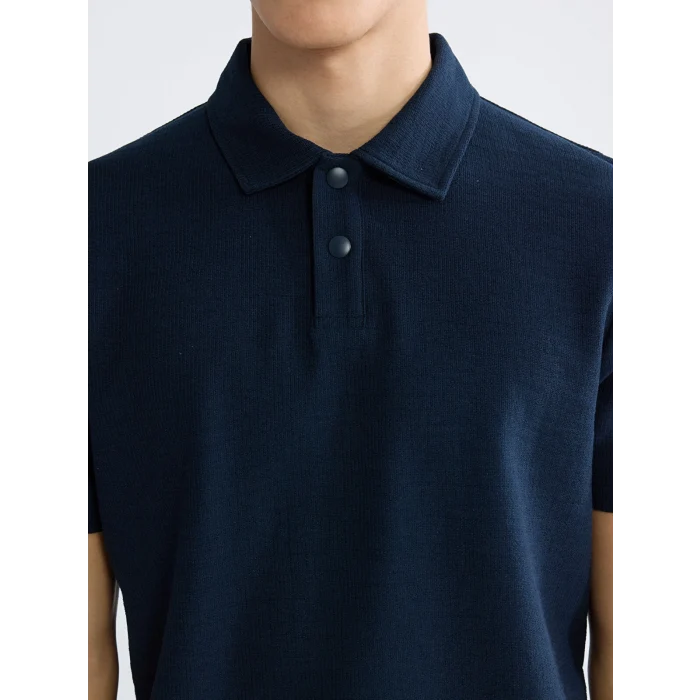 XSIDE Lacivert Polo Yaka Erkek Tişört