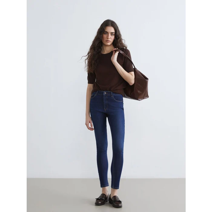 LCW Jeans İndigo Jüpiter Süper Skinny Fit Kadın Jean Pantolon