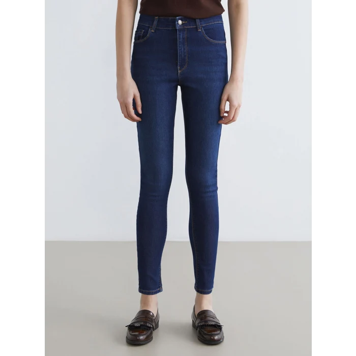 LCW Jeans İndigo Jüpiter Süper Skinny Fit Kadın Jean Pantolon