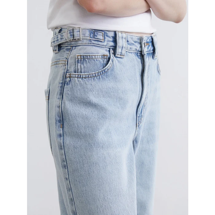 XSIDE Mavi Balloon Fit Kadın Jean Pantolon