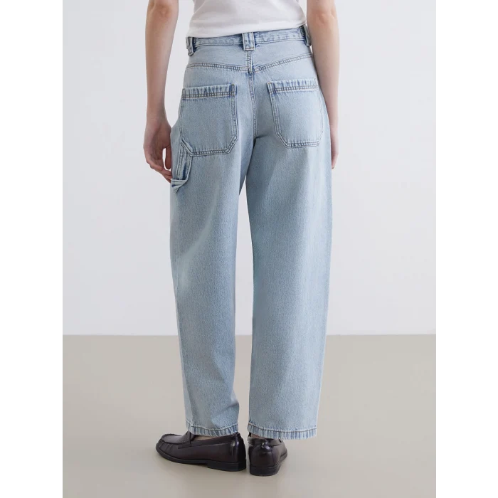 XSIDE Mavi Balloon Fit Kadın Jean Pantolon