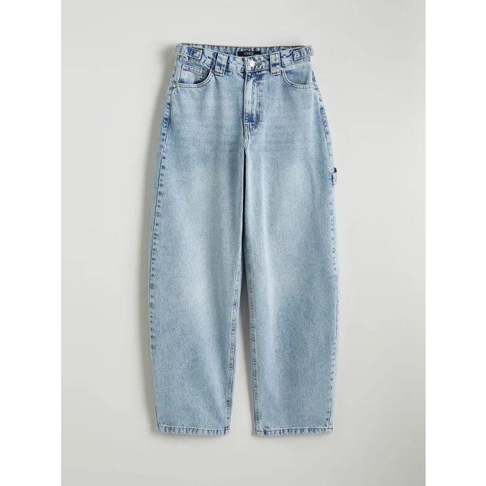 XSIDE Mavi Balloon Fit Kadın Jean Pantolon