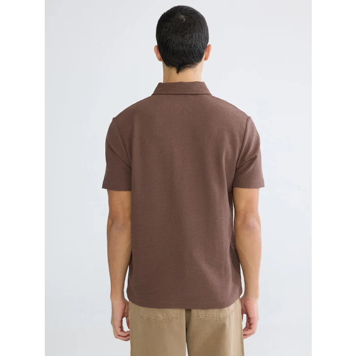 XSIDE Kahverengi Polo Yaka Erkek Tişört