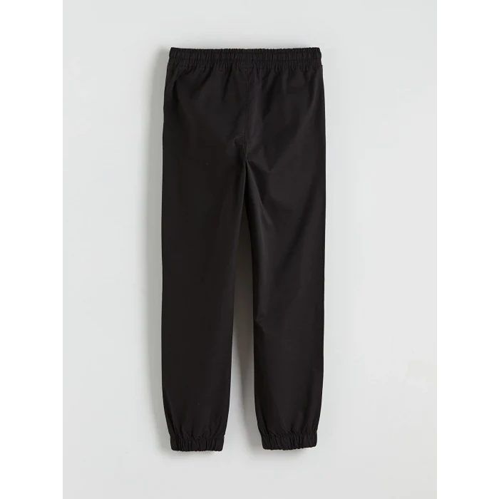 LCW Kids Siyah Beli Lastikli Erkek Çocuk Jogger Pantolon