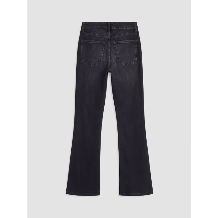 LCW Jeans Siyah Flare Kadın Jean Pantolon