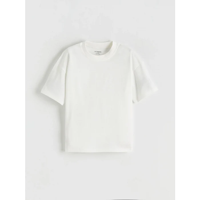 LCW Kids Gri Erkek Çocuk Tişörtlü Gabardin Gömlek ve Pantolon