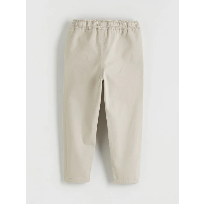 LCW Kids Gri Erkek Çocuk Tişörtlü Gabardin Gömlek ve Pantolon