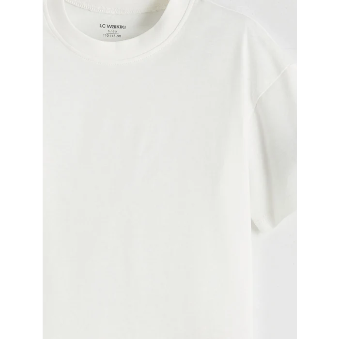 LCW Kids Gri Erkek Çocuk Tişörtlü Gabardin Gömlek ve Pantolon