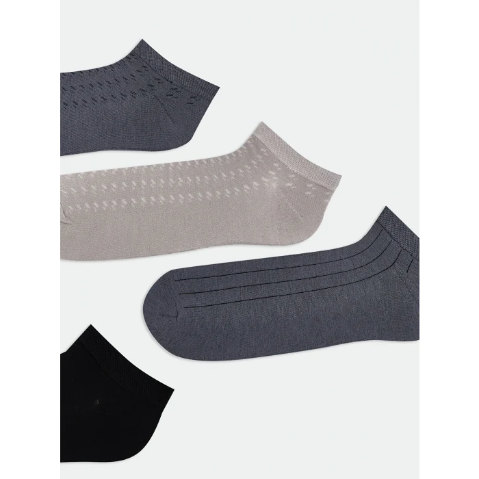 LCW ACCESSORIES Karışık Erkek Patik Çorap 5li