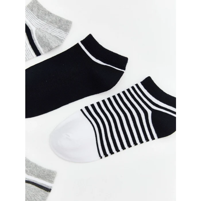 LCW Kids Karışık Çizgili Erkek Çocuk Patik Çorap 5li