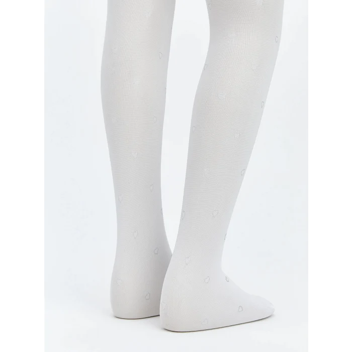 LCW Kids Siyah Desenli Kız Çocuk İnce Külotlu Çorap 2li