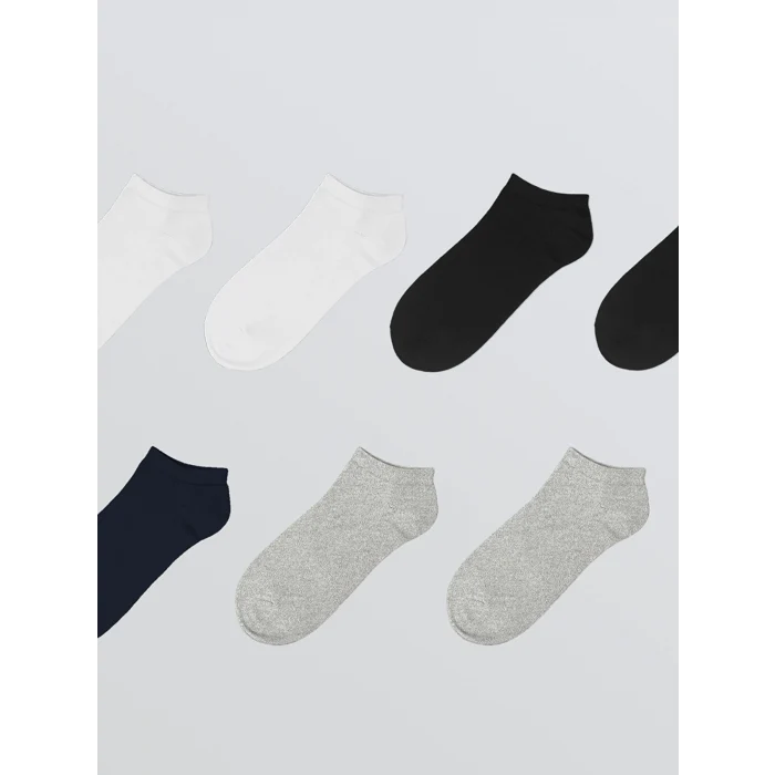 LCW ACCESSORIES Karışık Erkek Sneaker Çorap 7li