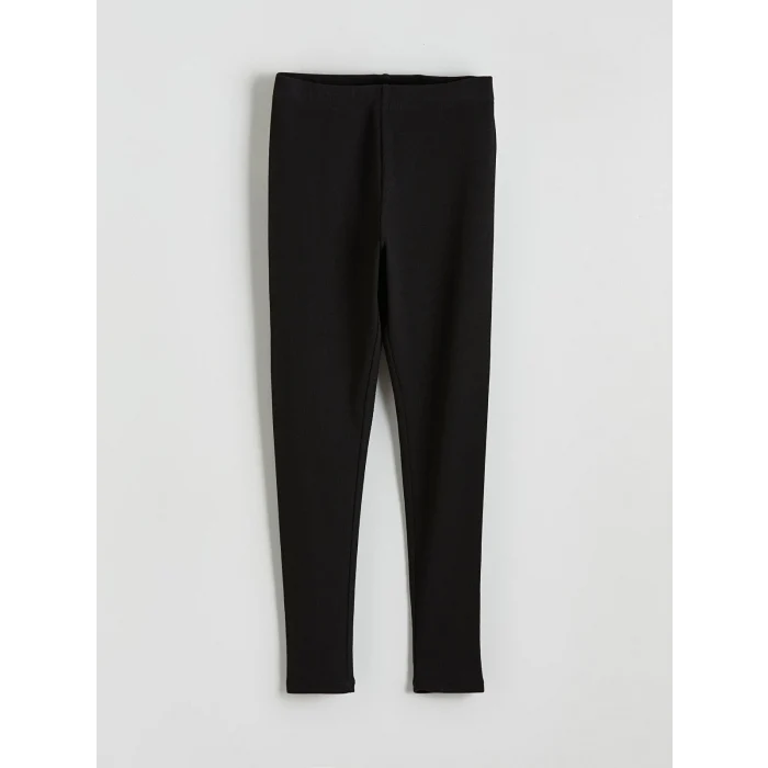 LCW Kids Siyah Fitilli Kız Çocuk Uzun Tayt