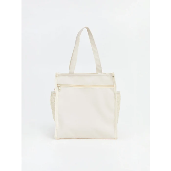 LCW ACCESSORIES Bej Pencere Detaylı Kız Çocuk Omuz Çantası